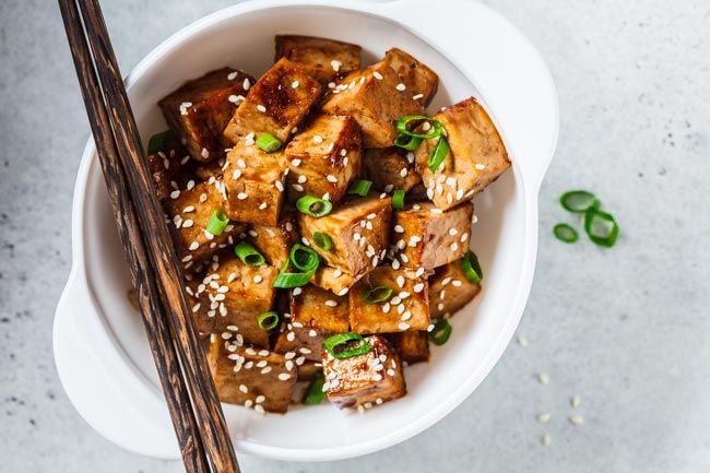 Tofu al Limón — Melón Sin Jamón